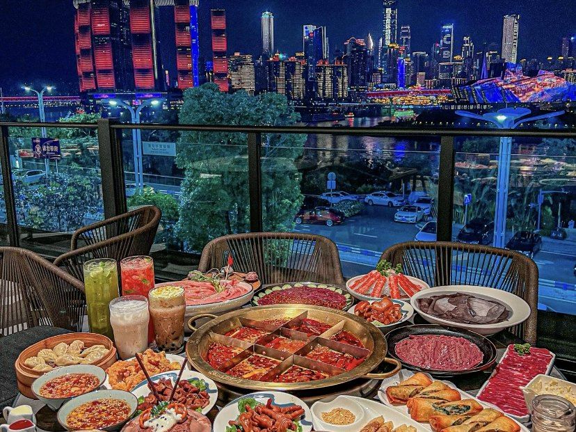 Chongqing hotpot spread